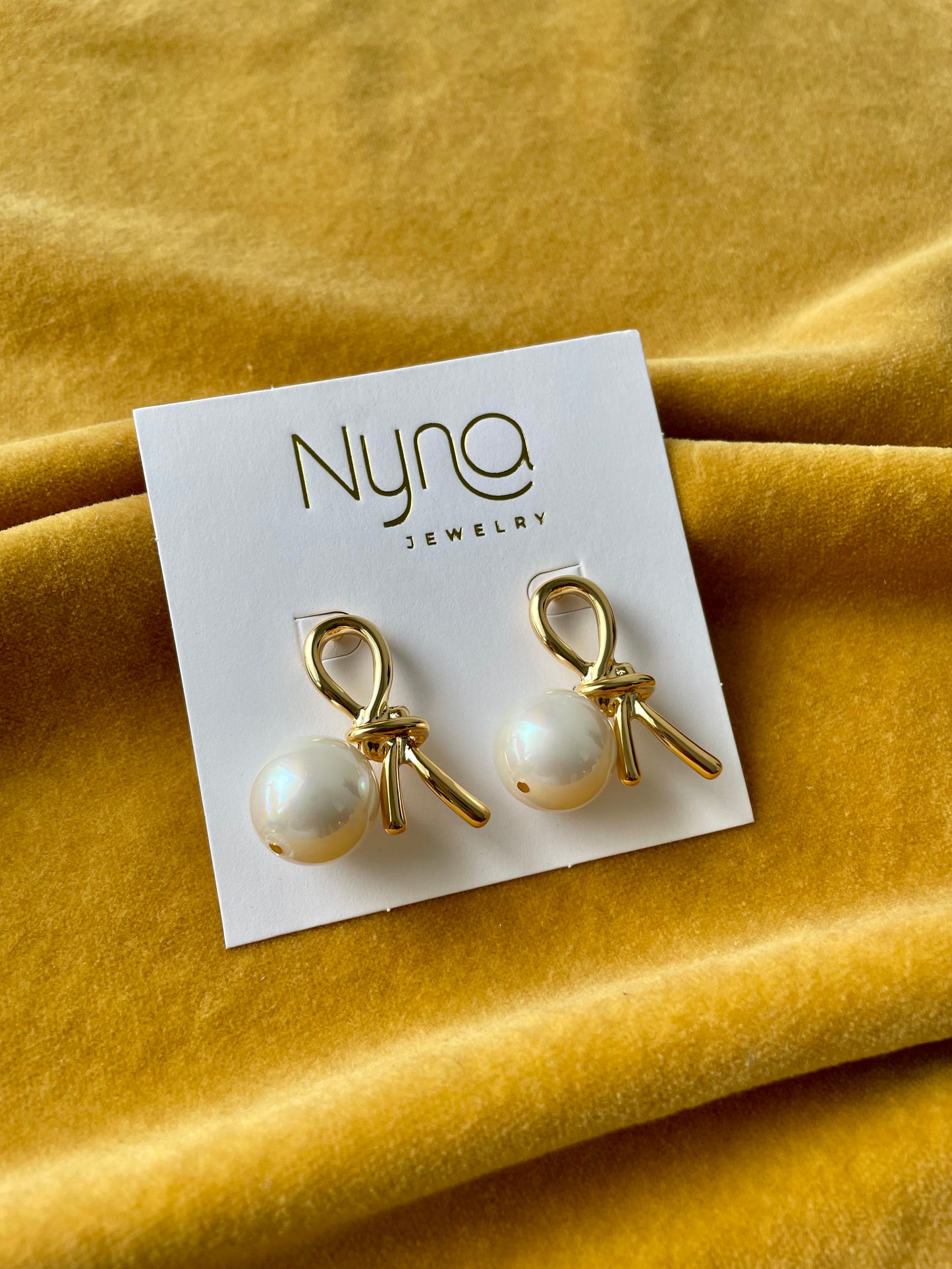 Gold Knot Earrings